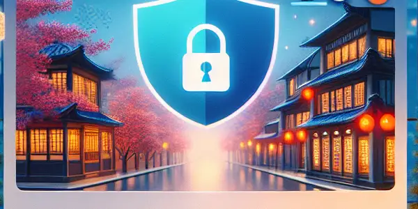 A modern digital adult entertainment interface in a cozy, secure environment with vibrant video thumbnails and safety symbols.