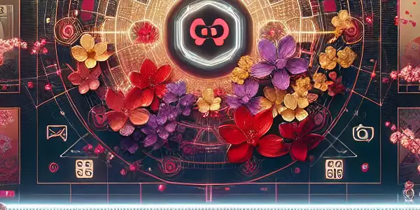 A modern digital streaming platform showcasing elegant Japanese adult film posters in a cozy, sophisticated home setting.